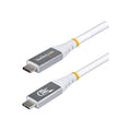 StarTech 1.5M (5Ft) USB4 Cable, USB-IF Certified, 80Gbps, White, Ltw