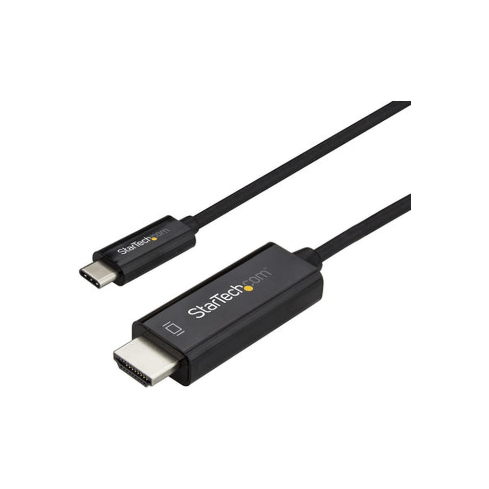 StarTech 1M USB-C (T/Bolt3) To HDMI Adapter Cable, 4K, Black