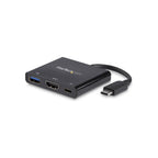 StarTech USB-C (T/Bolt3) Multiport Adapter, 4K HDMI, USB, Single Display, 60W Pd