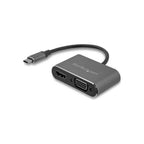 StarTech USB-C Multiport Adapter, HDMI, Vga, Dual Display, Aluminum