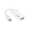 StarTech USB-C (T/Bolt3) To HDMI Adapter, 4K, White