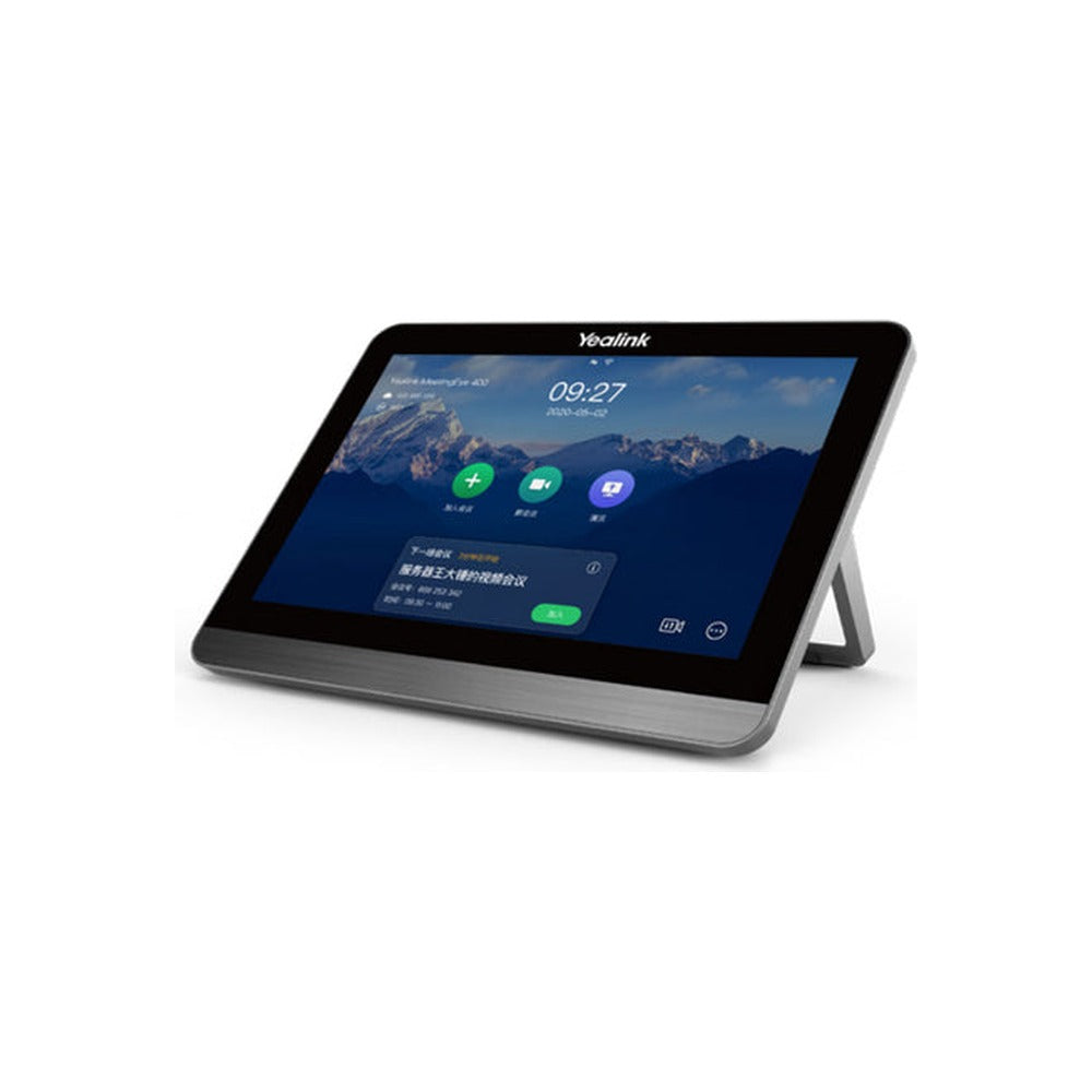 Yealink (CTP18-STD) 8″ Touch Control, PoE Power Adapter, Wall Bracket, Cat5E Cable (7.M)