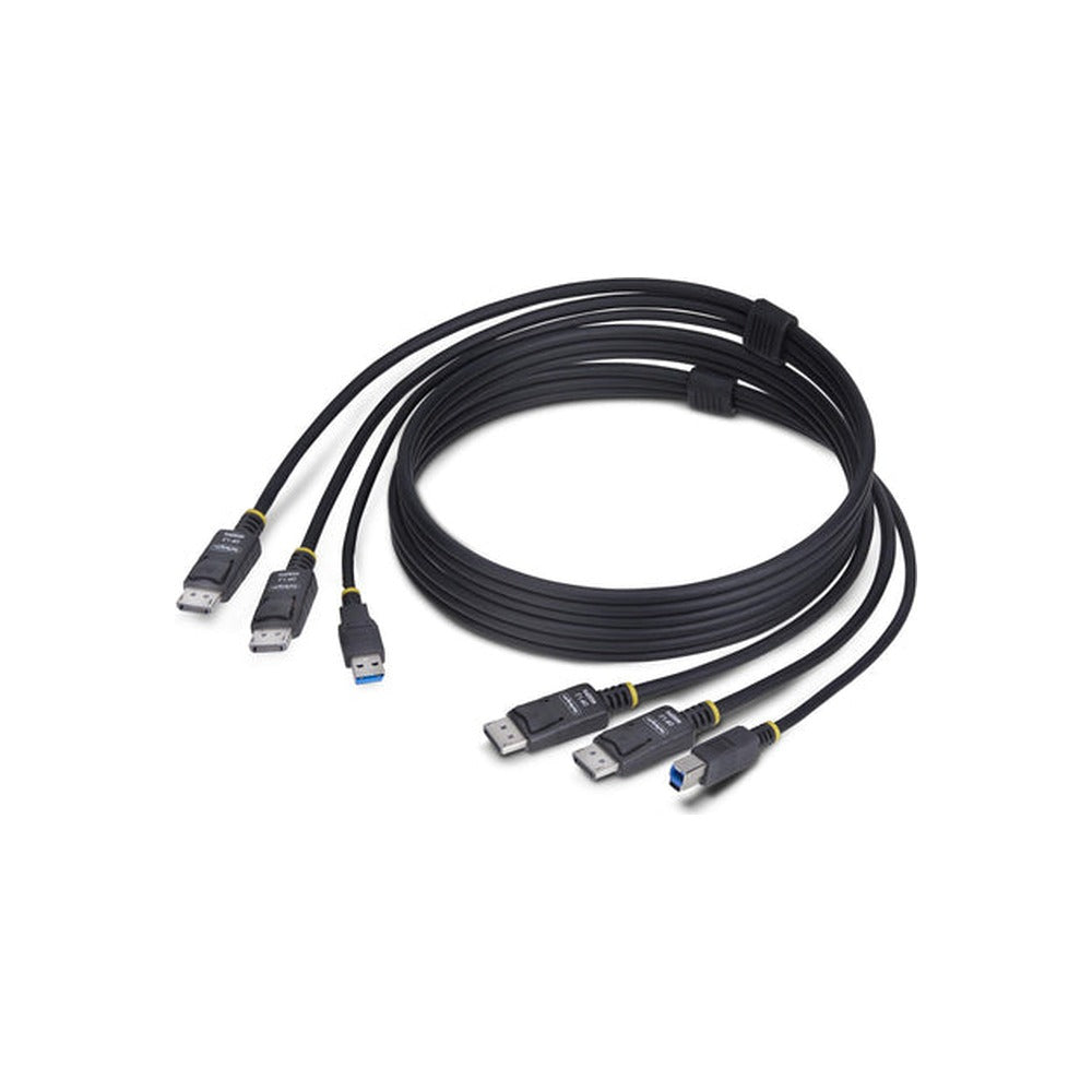 StarTech 6Ft (1.8M) Dual-Displayport And USB 5Gbps KVM Cable