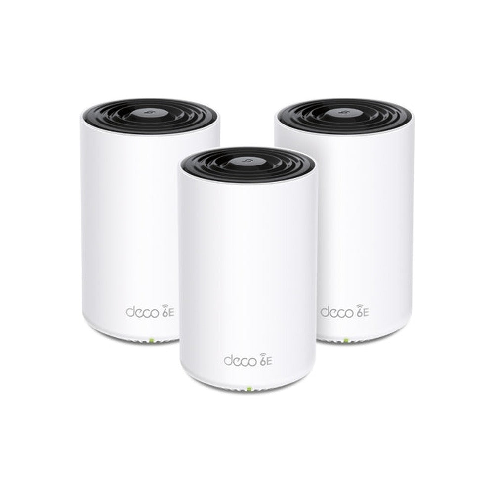 TP-Link Deco Axe5400 Wi-Fi 6E Tri-Band Mesh System, GbE(3), 3-Pack