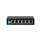 D-Link 6P 10/100Mbps PoE Switch With 4 Long Reach PoE Ports (60W )And 2 Uplink Ports