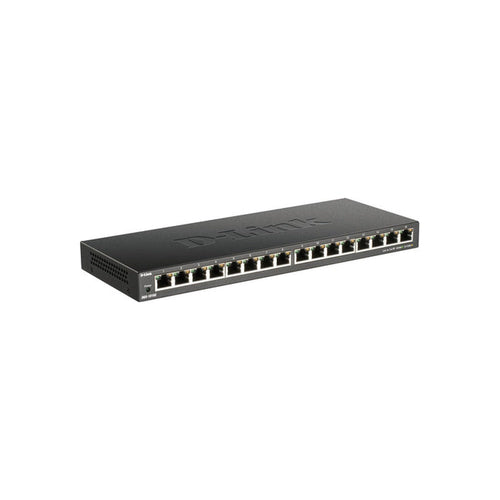 D-Link 16-Port Low Profile Gigabit Unmanaged Switch (Metal Housing)