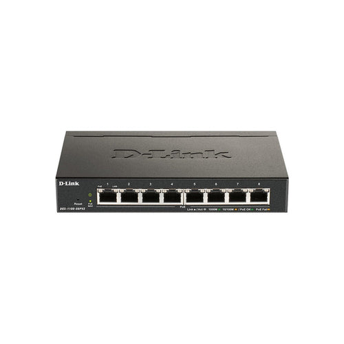 D-Link 8-Port Gigabit Smart Managed Switch With 8 PoE+ Ports (64W)