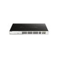 D-Link 28P Gigabit Websmart PoE Switch 28 RJ45 (24 PoE, 193W) With 4 Combo SFP Ports