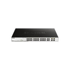 D-Link 28P Gigabit Websmart PoE Switch 28 RJ45 (24 PoE, 193W) With 4 Combo SFP Ports