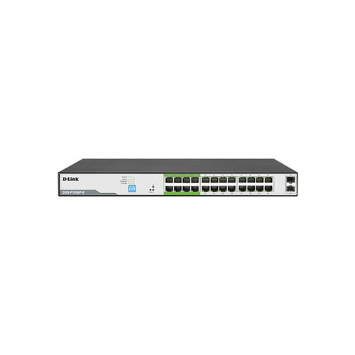 D-Link 26P Gigabit PoE Switch With 24 PoE+ Ports (250W) And 2 SFP Uplinks
