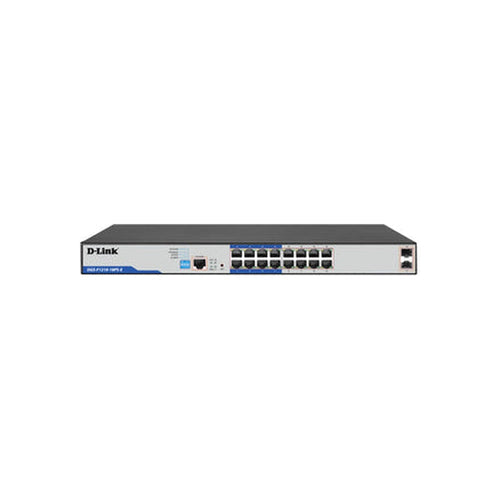 D-Link 18P Gigabit Smart Managed PoE+ Switch With 16 PoE+ Ports (135W) And 2 SFP Ports