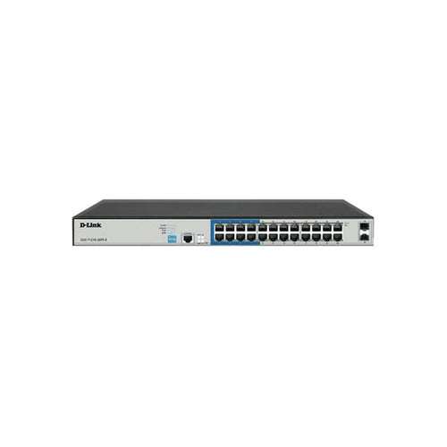 D-Link 26P Gigabit Smart Managed PoE+ Switch With 24 PoE+ Ports (230W) And 2 SFP Ports