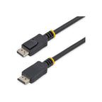 StarTech 0.5M Displayport 1.2 Cable With Latch, UHD 4K, M/M, Ltw