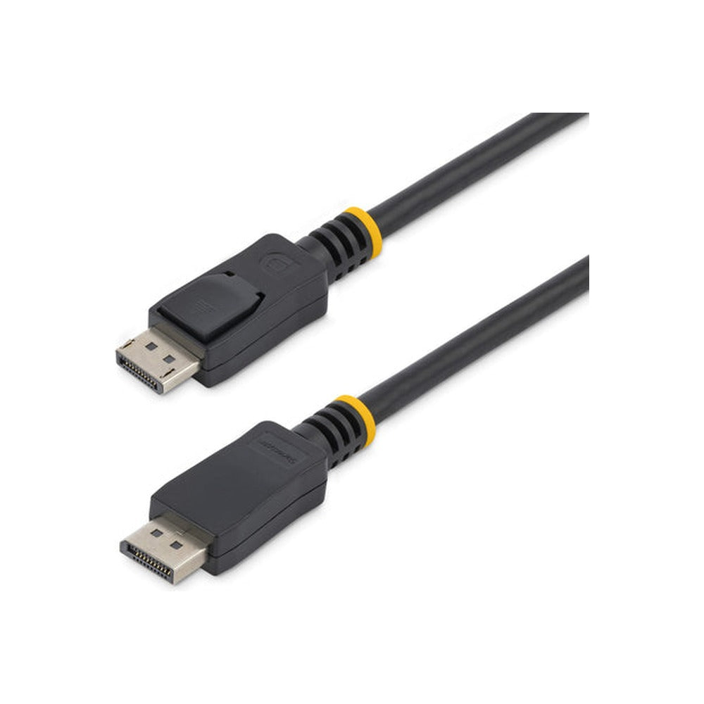 StarTech 0.5M Displayport 1.2 Cable With Latch, UHD 4K, M/M, Ltw