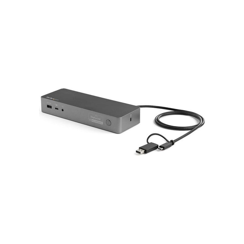StarTech USB-C USB-A Hybrid 4K Dock, Dual Display, Dp(2), HDMI(2), USB(3), 100W