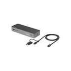 StarTech USB-C USB-A Hybrid 4K Dock, Dual Display, Dp(2), HDMI(2), USB(3), 60W