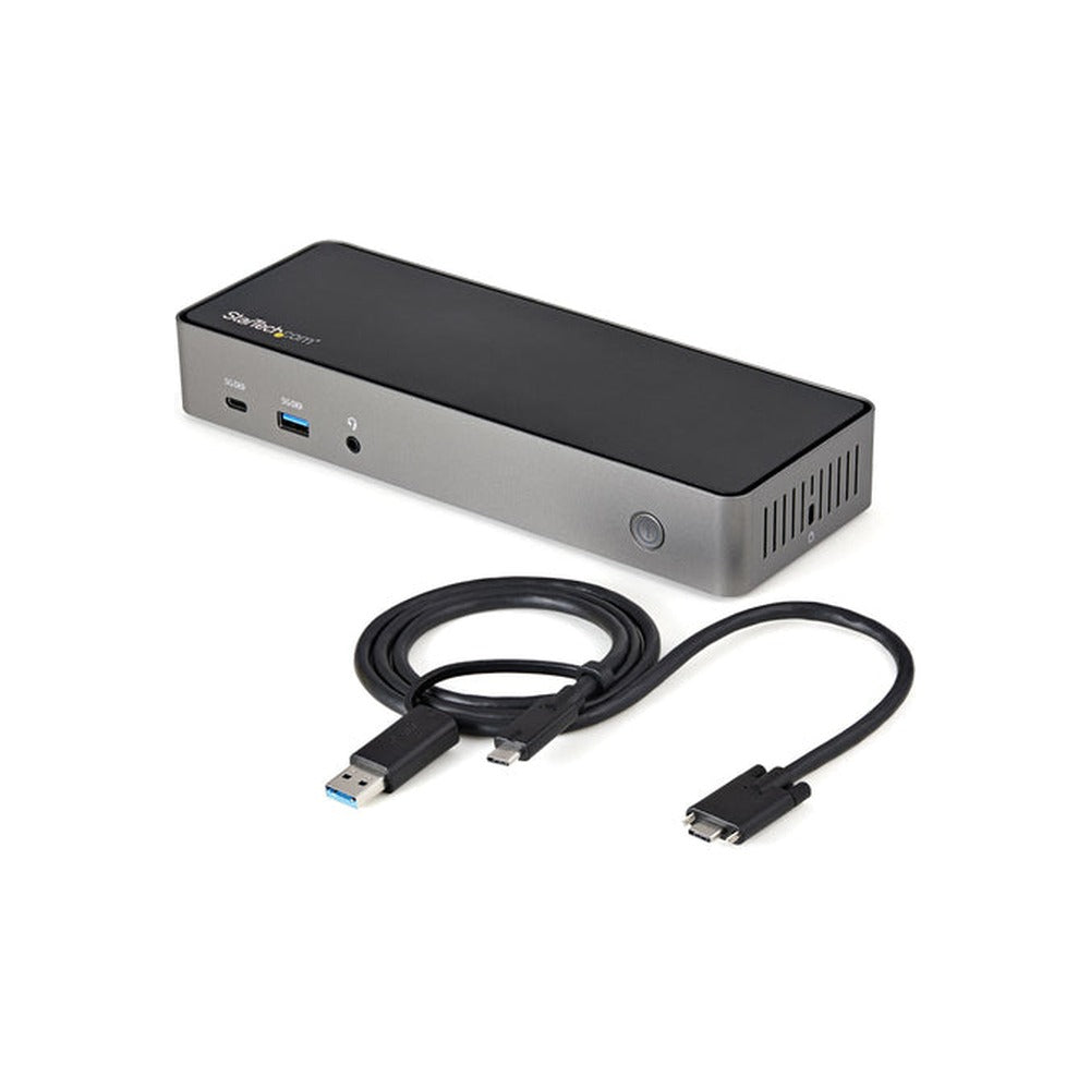 StarTech USB-C(TB3), USB-A Hybrid 4K Dock, Triple Displ, HDMI(3), Dp(3), USB(4), 85W, AC