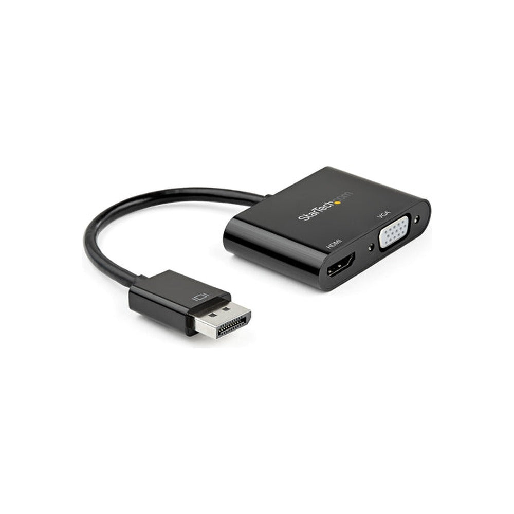 StarTech Dp To HDMI VGA Adapter Converter, HDMI 2.0 4K 60Hz 3 Yr