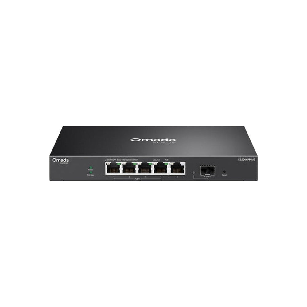 TP-Link Omada 5-Port Easy Managed 2.5G Switch, 2.5G(5), 10G Spf+(1), Poe++ 120W