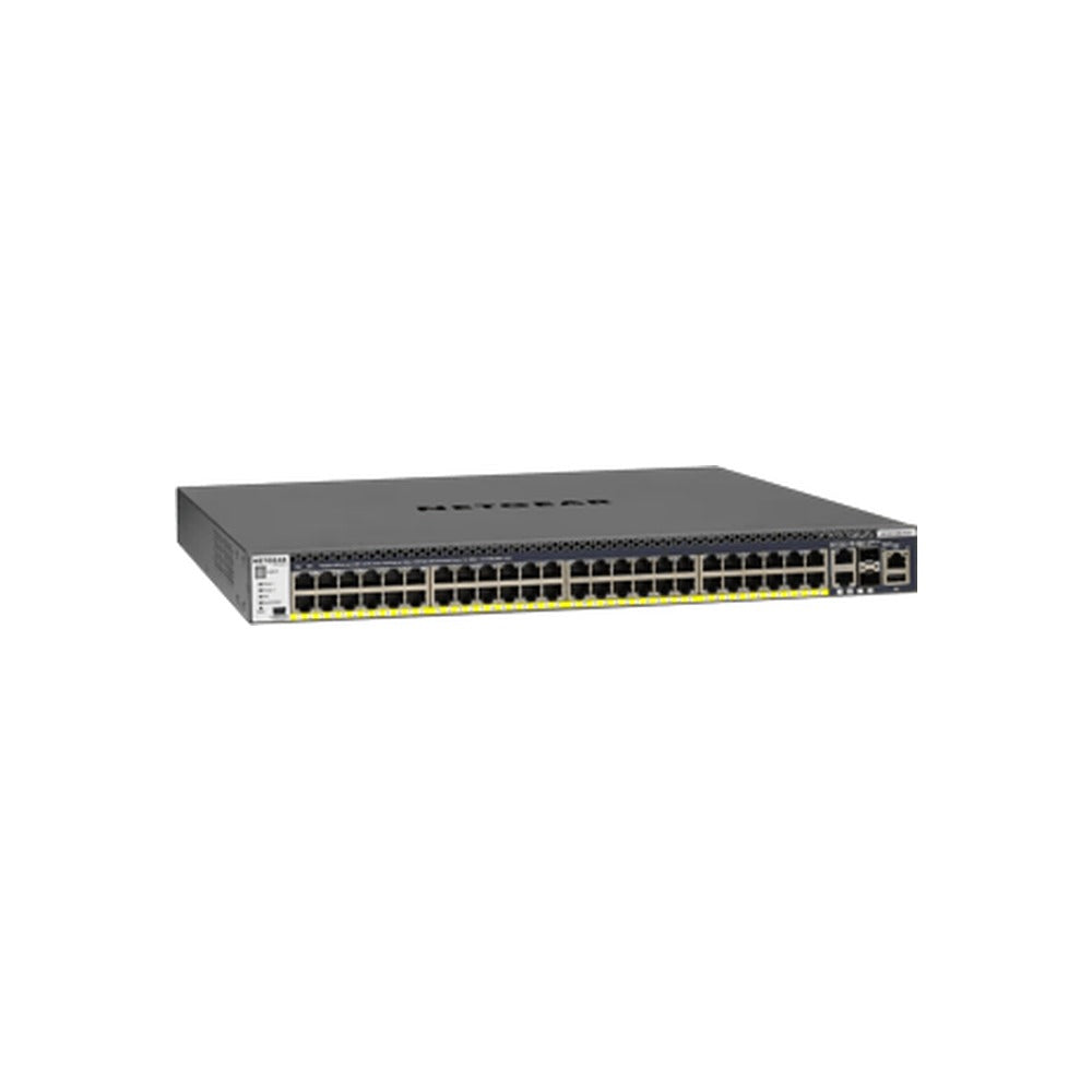 NETGEAR 48-Port Managed L3 Stack Switch, PoE+(48), Sfp+(4)