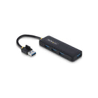 StarTech 4-Port USB-A Hub, 5Gbps, Bus Powered, Small Travel Mini Hub