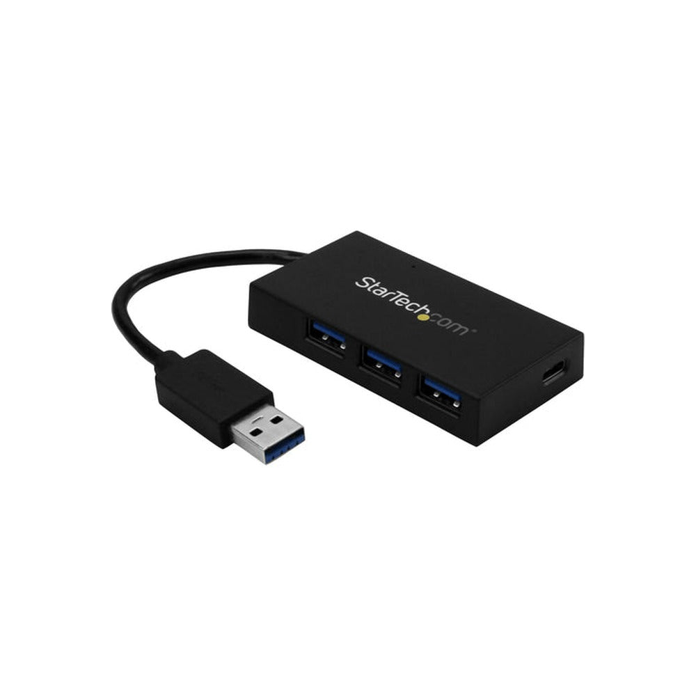 StarTech 4 Port USB 3.0 Hub (USB-A), 3 USB-A & USB-C, Self/Bus Power 2Yr