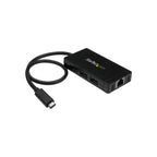 StarTech 3 Port USB-C Hub, USB-C(1), USB(3), RJ45