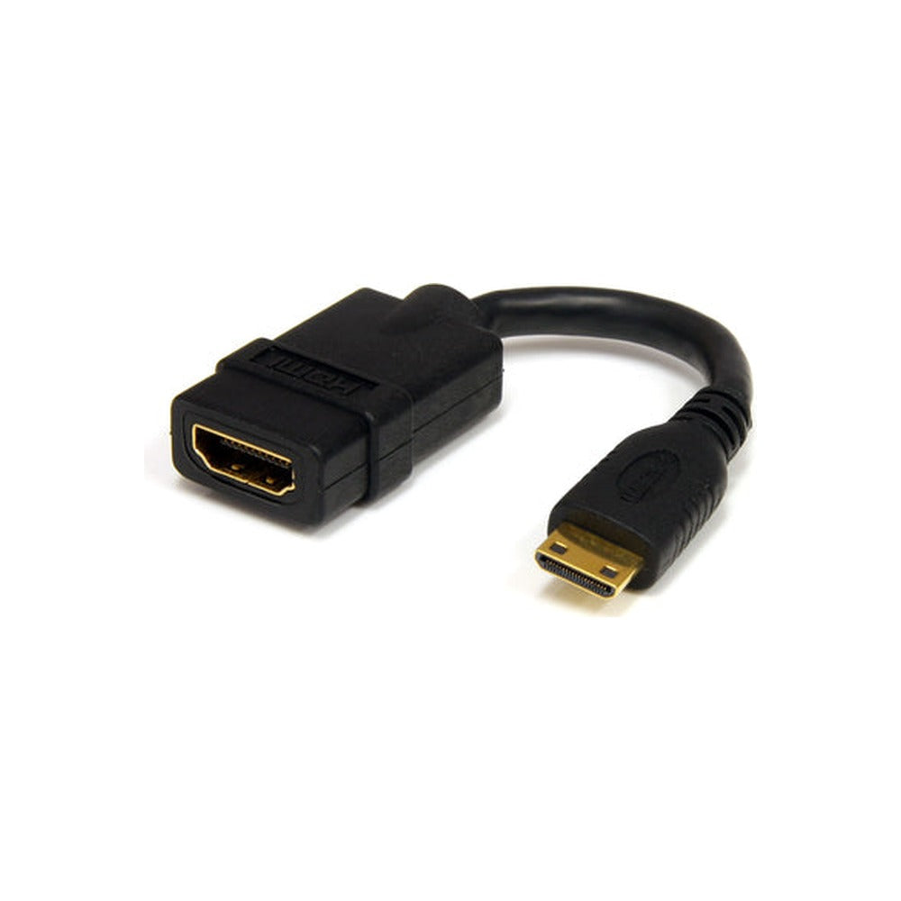 StarTech 5″ High Speed HDMI Adapter Cable, HDMI To HDMI Mini- F/M, Ltw