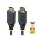 StarTech 3M HDMI Cable, 4K 60Hz, 18Gbps, Black, Tpe Jacket, Ltw