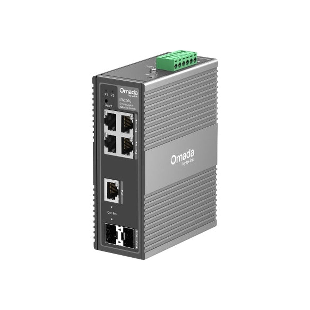 TP-Link Omada 6-Prt Indus Managed Gigabit Switch, GbE (4), SFP Combo(1), SFP(1)