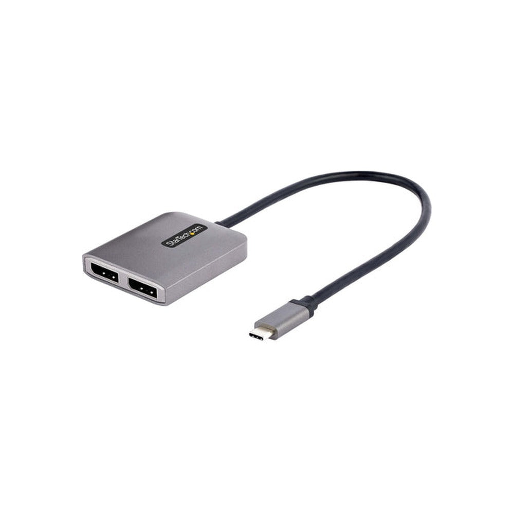 StarTech 2 Port USB-C Mst Hub, Dp Multi-Monitor Adapter, 2X 4K 60Hz 3 Yr