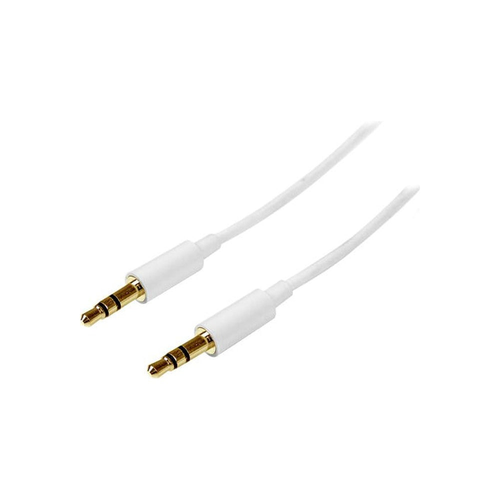 StarTech 3.5Mm Stereo Cable, 2M, M/M, White, Ltw