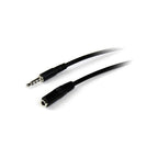StarTech 2M 3.5Mm Audio Extension Cable, 4 Position Trrs, M/F, Ltw