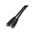 StarTech 3.5Mm Stereo Splitter Cable, 4-Position To 2X 3-Position, M/F, Ltw