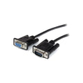 StarTech 2M Db9/Rs232 Serial Cable, M/F, Black, Ltw