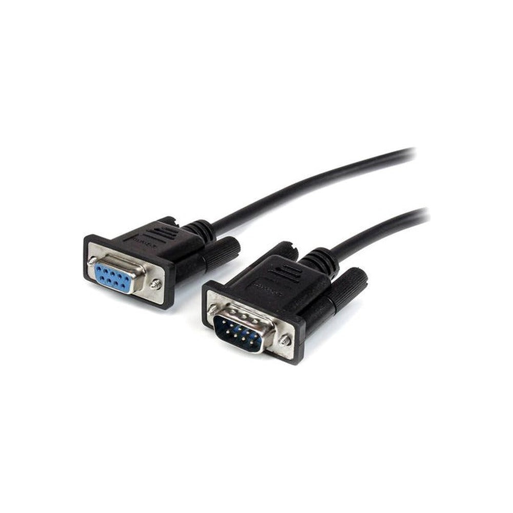 StarTech 3M Black Straight Through Serial Cable, DB9 M/F