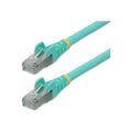 StarTech 3M Aqua Cat6A S Ftp Snagless Patch Cable Lszh