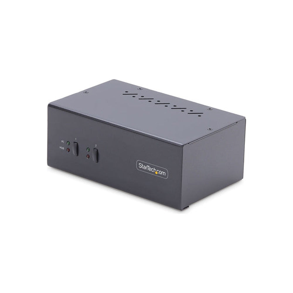 StarTech 2-Port Dual-Monitor Dp KVM Switch, 4K 60Hz, 2X USB 5Gbps, 2X USB 2.0 2Yr