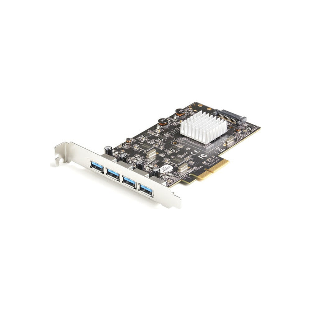 StarTech 4 Port USB Pcie Card, 10Gbps USB-A 3.1 Gen 2, Dual Chip Card Ltw