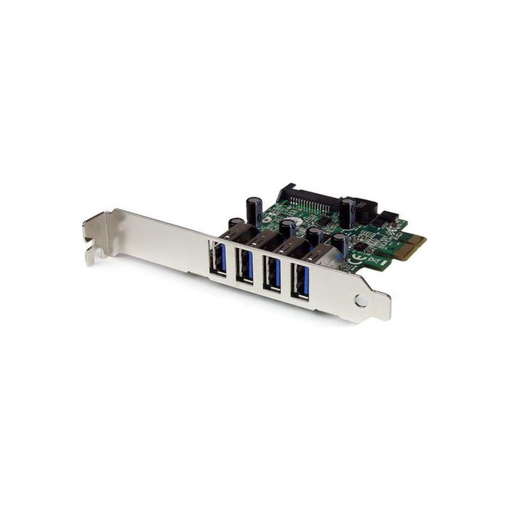 StarTech 4 Port Pcie USB 3.0 Card, Sata Power Required, Uasp