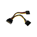 StarTech 6″ Sata Power Y Splitter Cable Adapter, M/F, Ltw