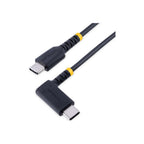 StarTech 3Ft (1M) USB-C Fast Charging Cable, Rugged, Right-Angled, Charge & Sync, 60W (3A)