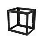 StarTech 9U 19″ Wall Mount Network Rack, 17″ Deep, Open Frame (RK919WALLO)
