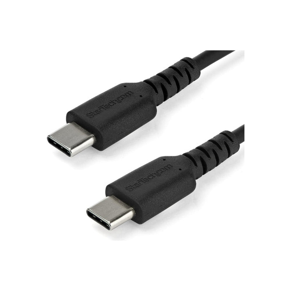 StarTech 2M USB-C 2.0 Cable, Durable, 60W Passthrough, Black, Ltw