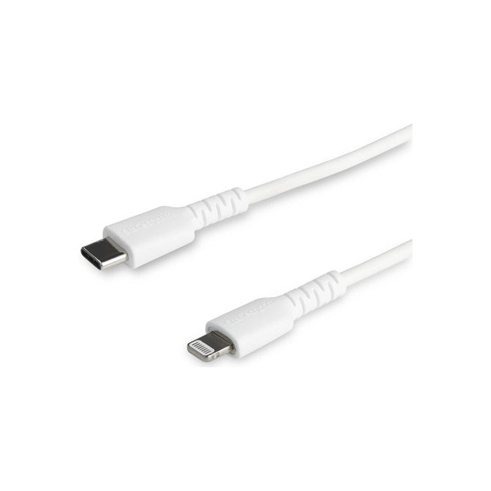 StarTech 1M USB-C To Lightning Charge/Sync Cable, Durable, Mfi, White