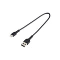 StarTech 0.3M USB-A To Lightning Cable, Rugged, Black