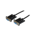 StarTech 1M Black DB9 RS232 Serial Null Modem Cable F/F, Ltw
