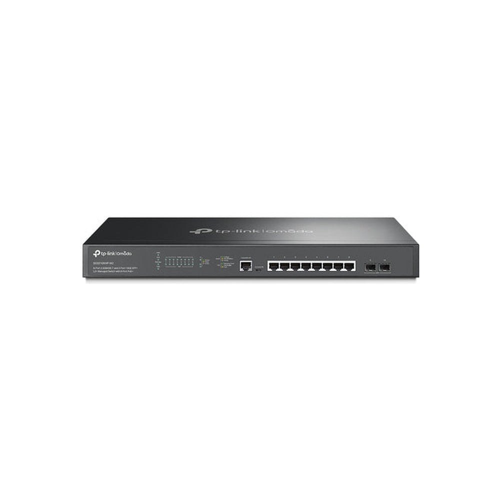 TP-Link Omada 8-Port Managed 2.5G L2+ Rack Switch, PoE+(8 ), 10G Sfp+(2), 240W