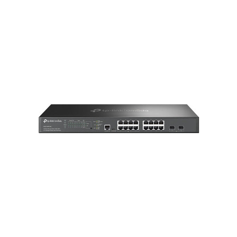 TP-Link Omada 16-Port Managed L2+ Rack Switch, 2.5G PoE+(8), 10G Sfp+(2), 240W