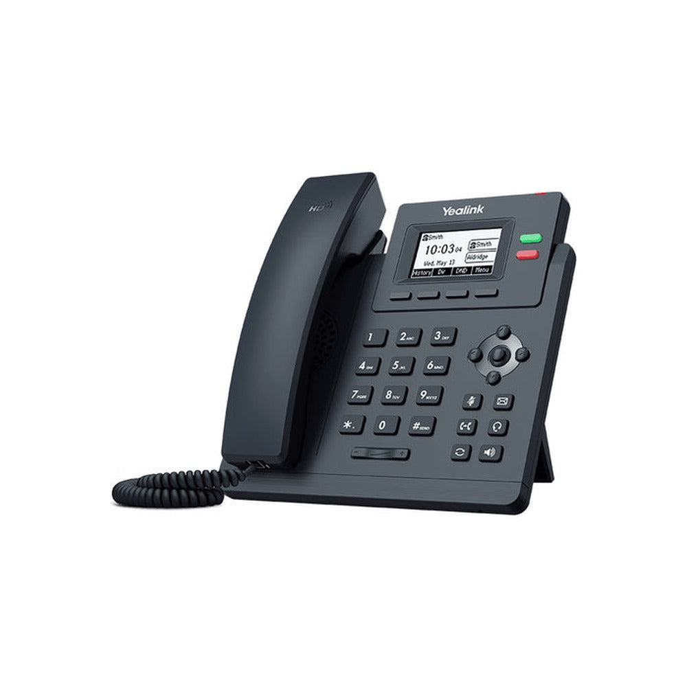Yealink (Sip-T31G) 2 Line Gigabit Ip Phone With Handset, Dual Port Gigabit Ethernet